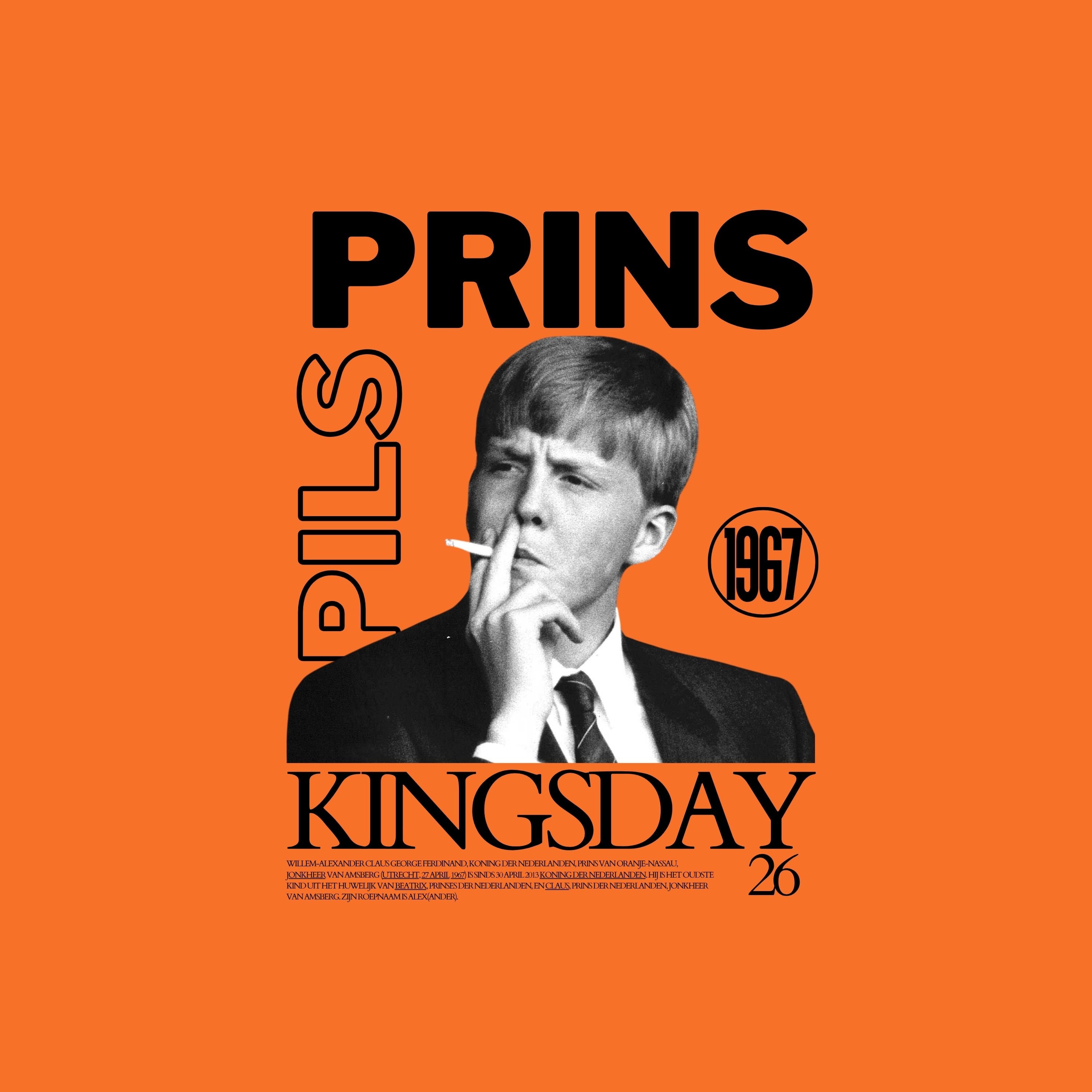 Koningsdag T-shirt - Prins Pils 2.0