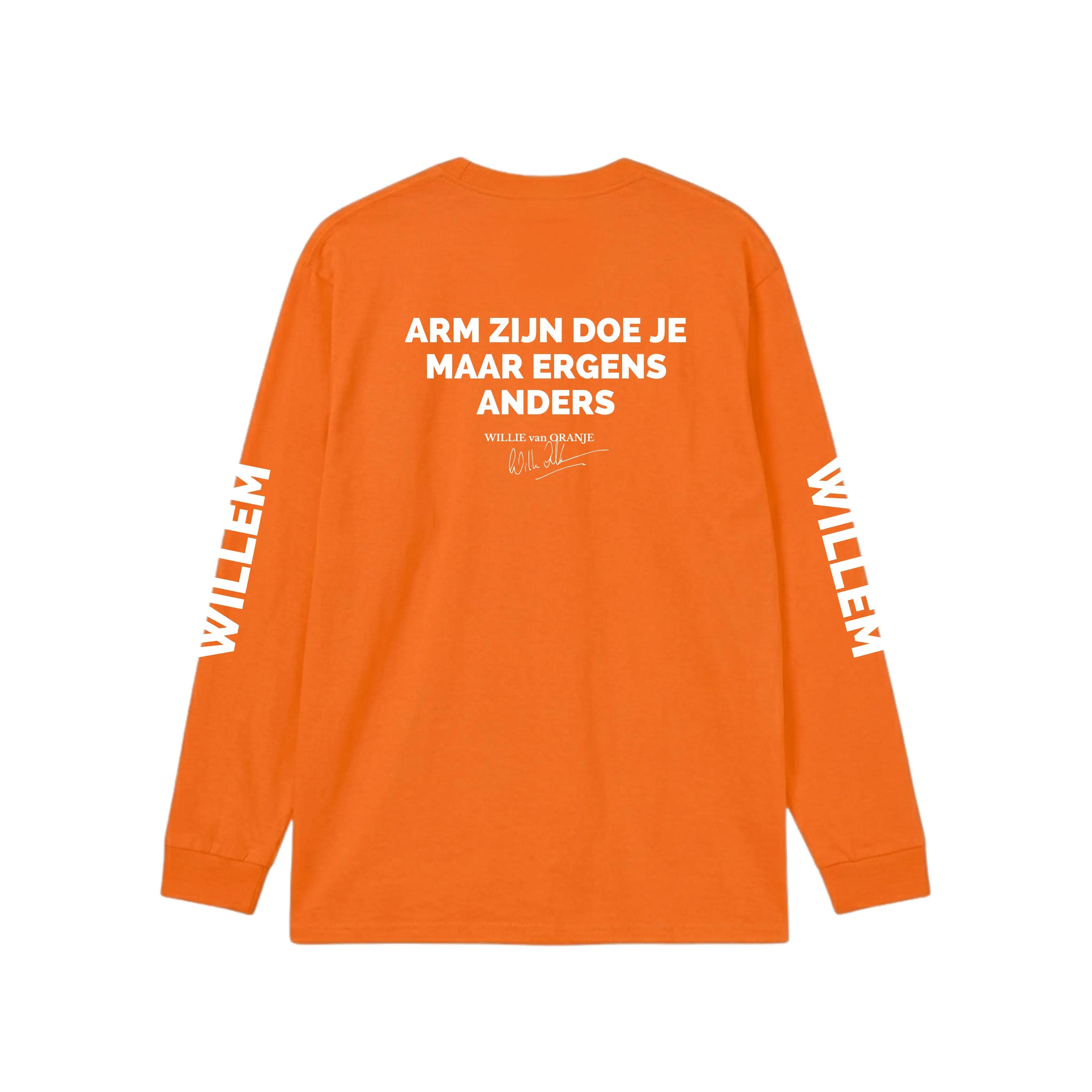 Koningsdag Longsleeve - Arm zijn